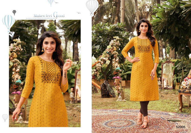 Kapil Trendz Amory 7 Embroidery Wholesale Kurti Collection